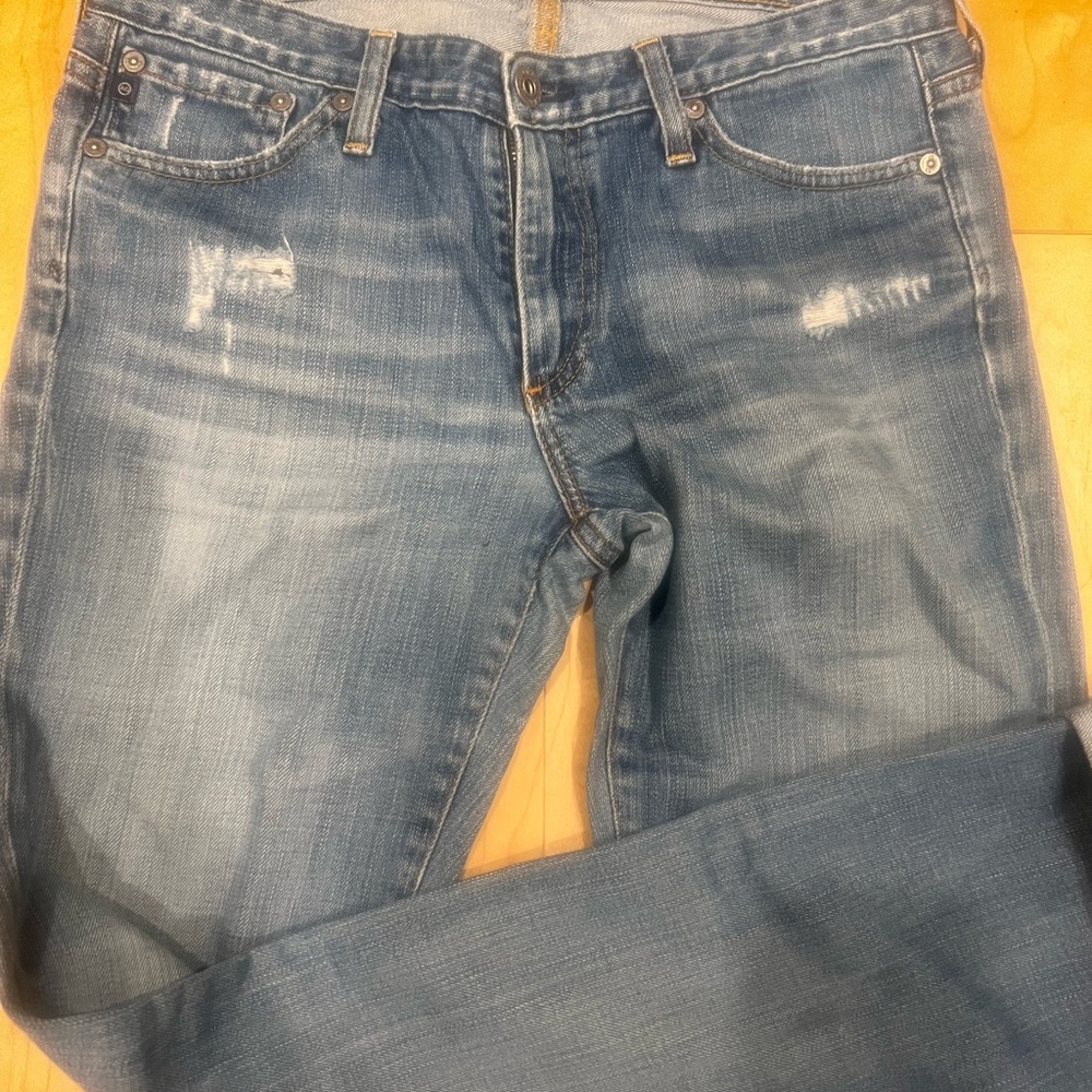 AG Adriano GOLDSCHMIED  the Premiere Skinny Straight Blue Jeans